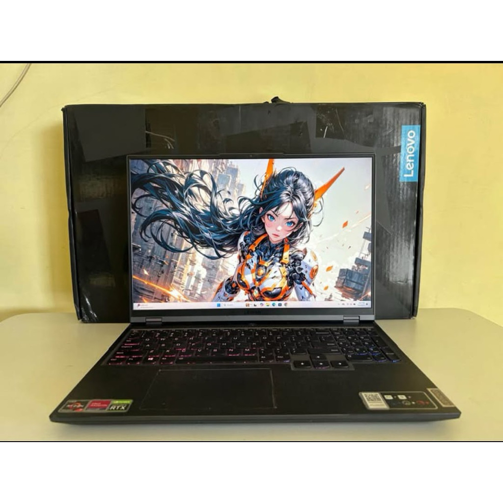 Laptop Gaming Powerfull Lenovo Legion 5 Pro Ryzen 7 5800H Ram 32Gb/1TB Rtx 3070 8GB Fullset Mulus