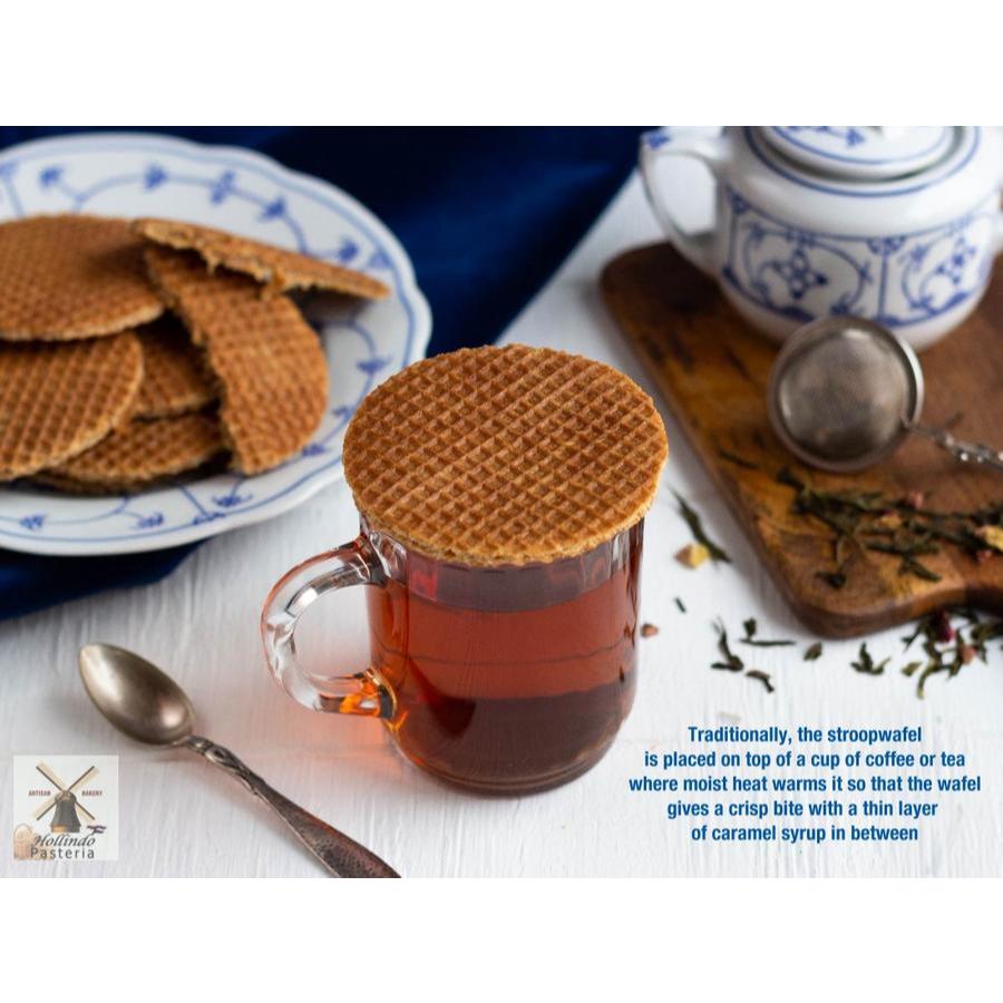 

Dutch Amsterdamse Caramel Stroopwafels [10 x 10cm]