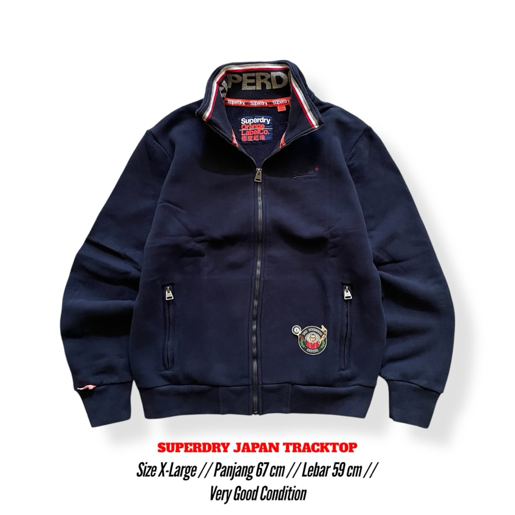 Superdry Japan Tracktop Second Original