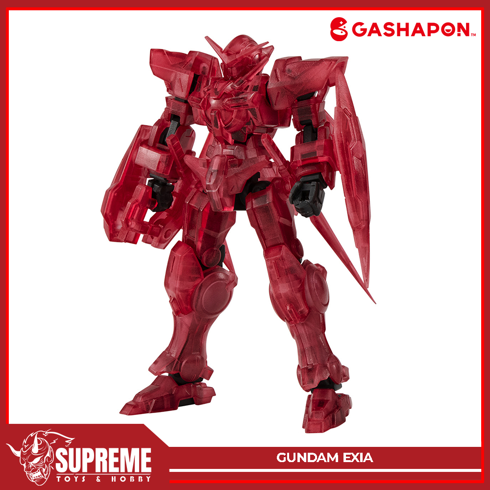 Mobile Suit Gundam Capsule Action - GN-001 Gundam Exia ( Trans-Am Clear Ver. )