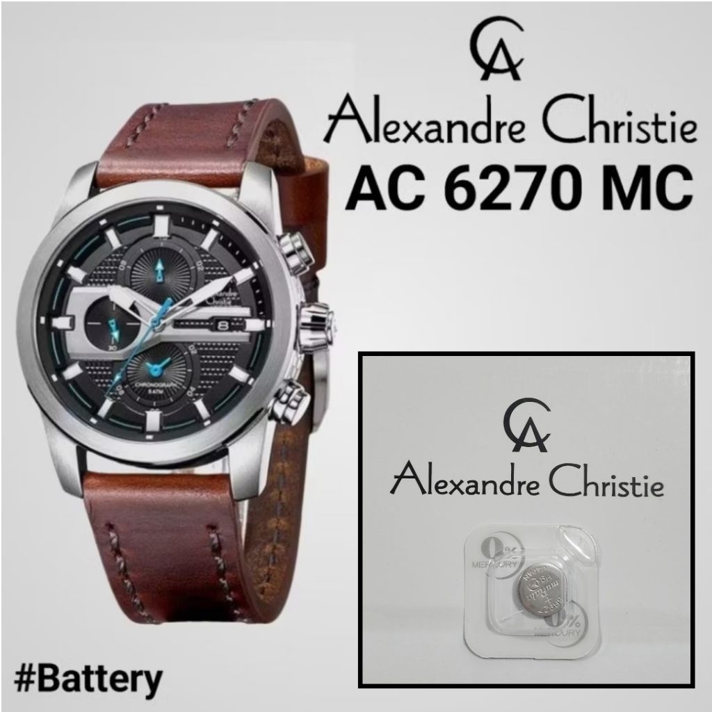 Baterai Jam tangan alexandre christie AC 6270 MC