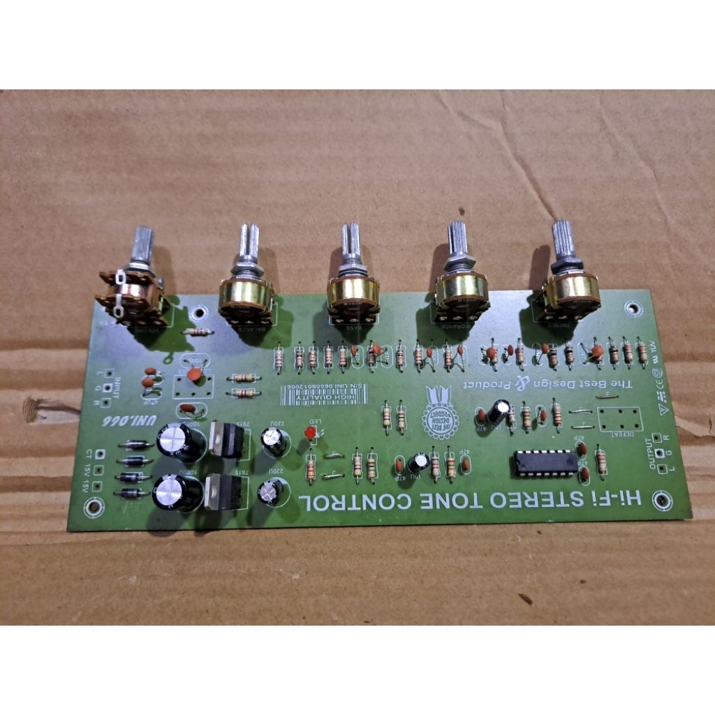 Kit Tone control stereo hifi ( bifet ) Promo .