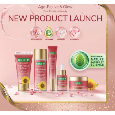 Natur-E Advanced Anti-Aging Series Skin care day Cream / Night cream / Eye cream  Krim Mata Anti Gar