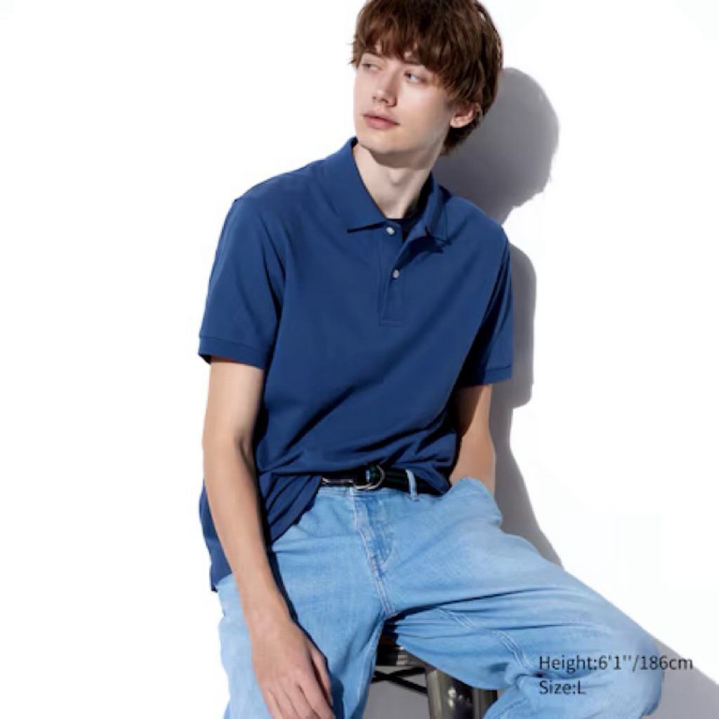 UNIQLO POLO PIQUE SHIRT ORIGINAL RESMI