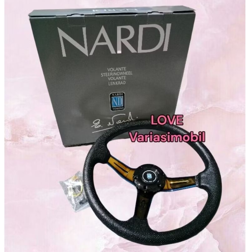 STIR RACING MOBIL RING 14 INCH NARDI STIR RACING NARDI RAINBOW PELANGI