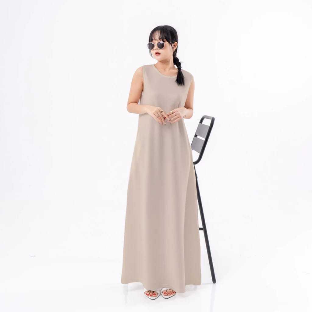 Inner Dress Lekbong Putih Pakaian Wanita Dress