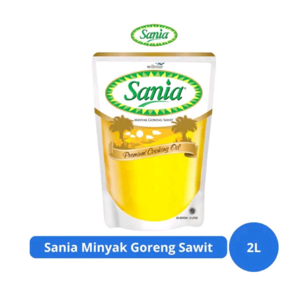 

Sania Minyak Goreng Sawit 2 Liter Dus isi 6pcs