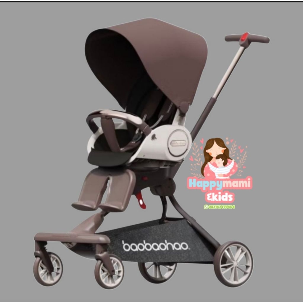 Stroller lipat baobaohao V9 grey original