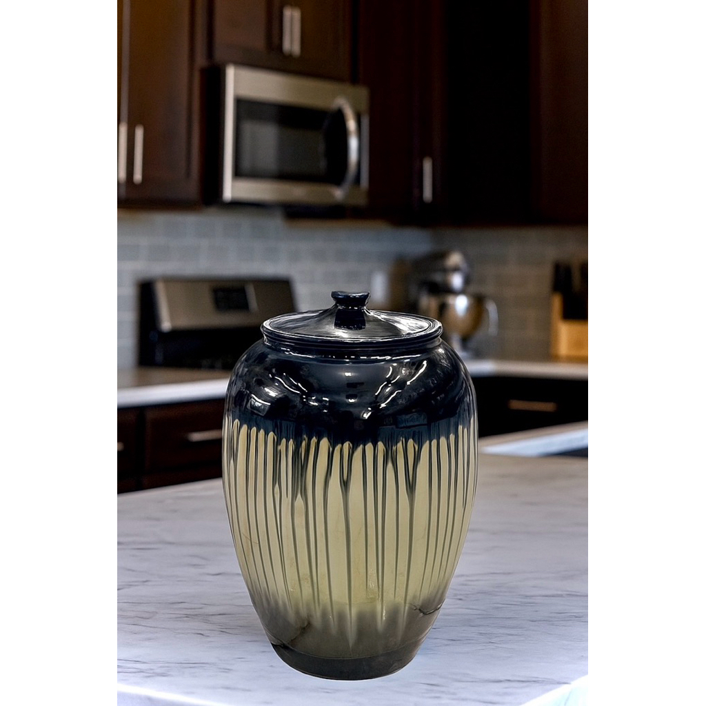 Tempat Beras Keramik Gradasi