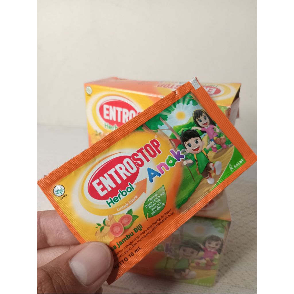 ENTROSTOP ANAK CAIR/ENTROSTOP HERBAL ANAK (1BOK@6Sct)
