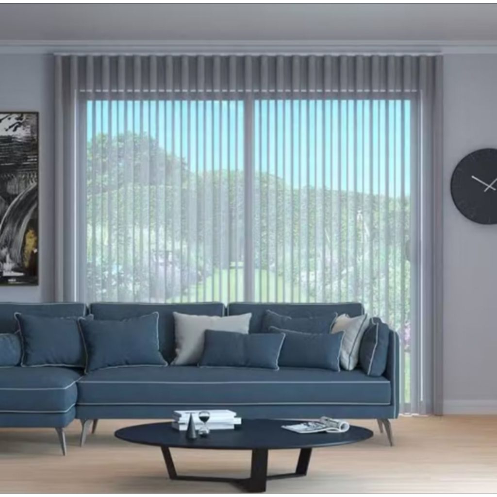 Vitrase gorden warna abu polos Tirai pintu lapisan gorden Hordeng jendela korden murah Gorden jendel