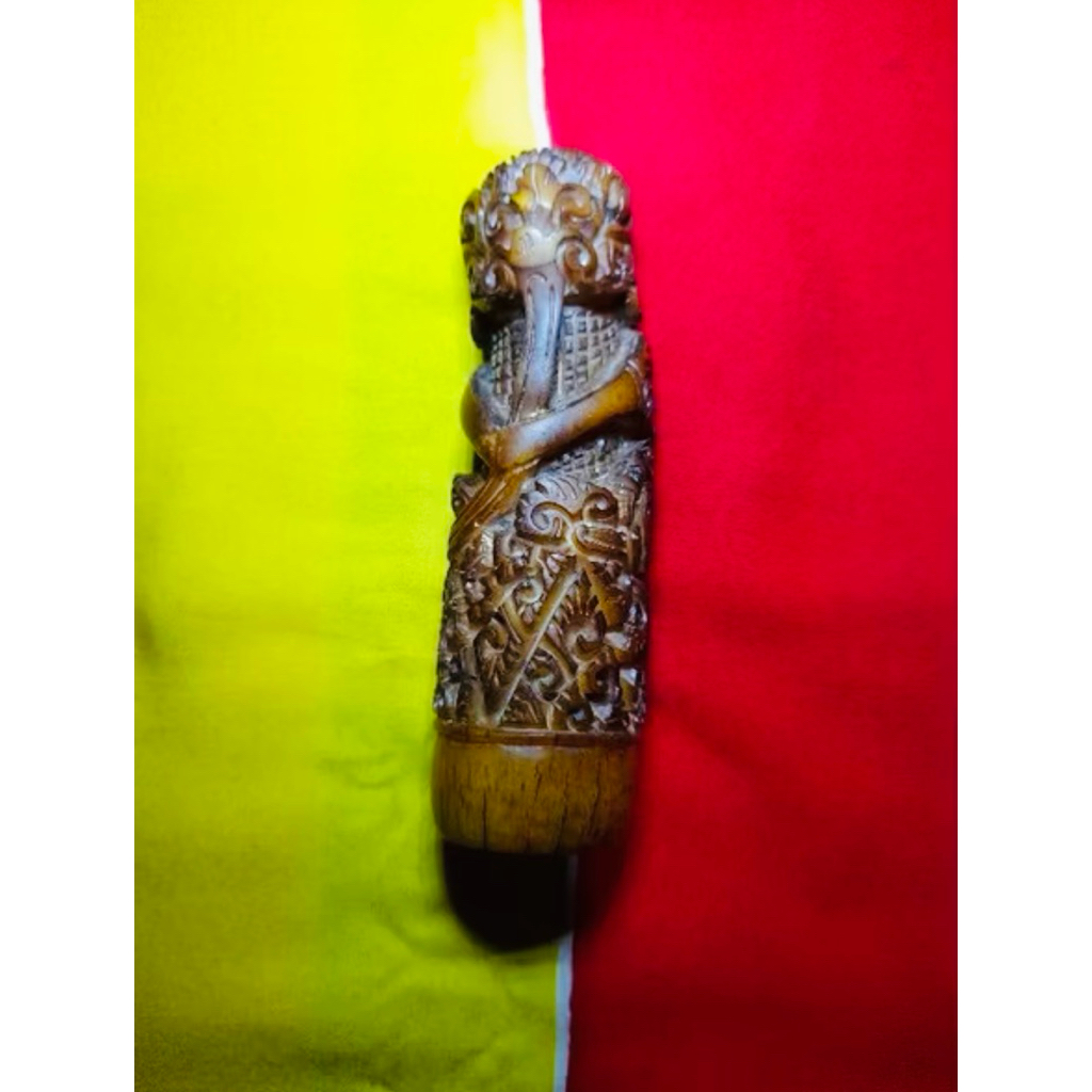 DEDER KERIS DDR797TLG asli Tulang sapi | handle keris | gagang keris | hulu keris pusaka majapahit