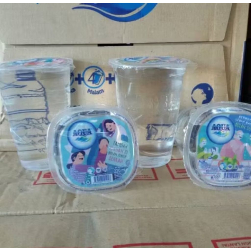 

AQUA Gelas 220Ml per/1cup