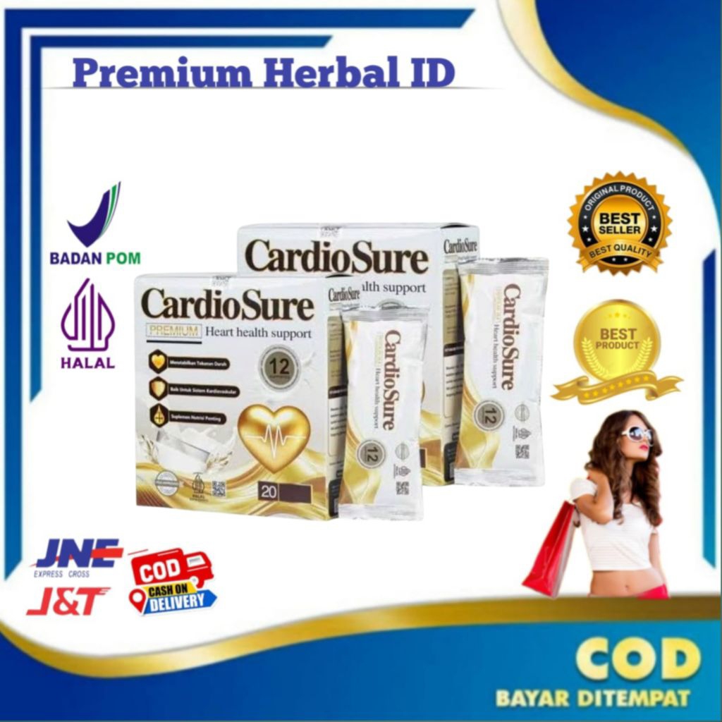 

Cardiosure Asli Original Susu Kesehatan Atasi Hipertensi jantung kolesterol Darah Tinggi Paling Ampuh CARDIOSURE Original