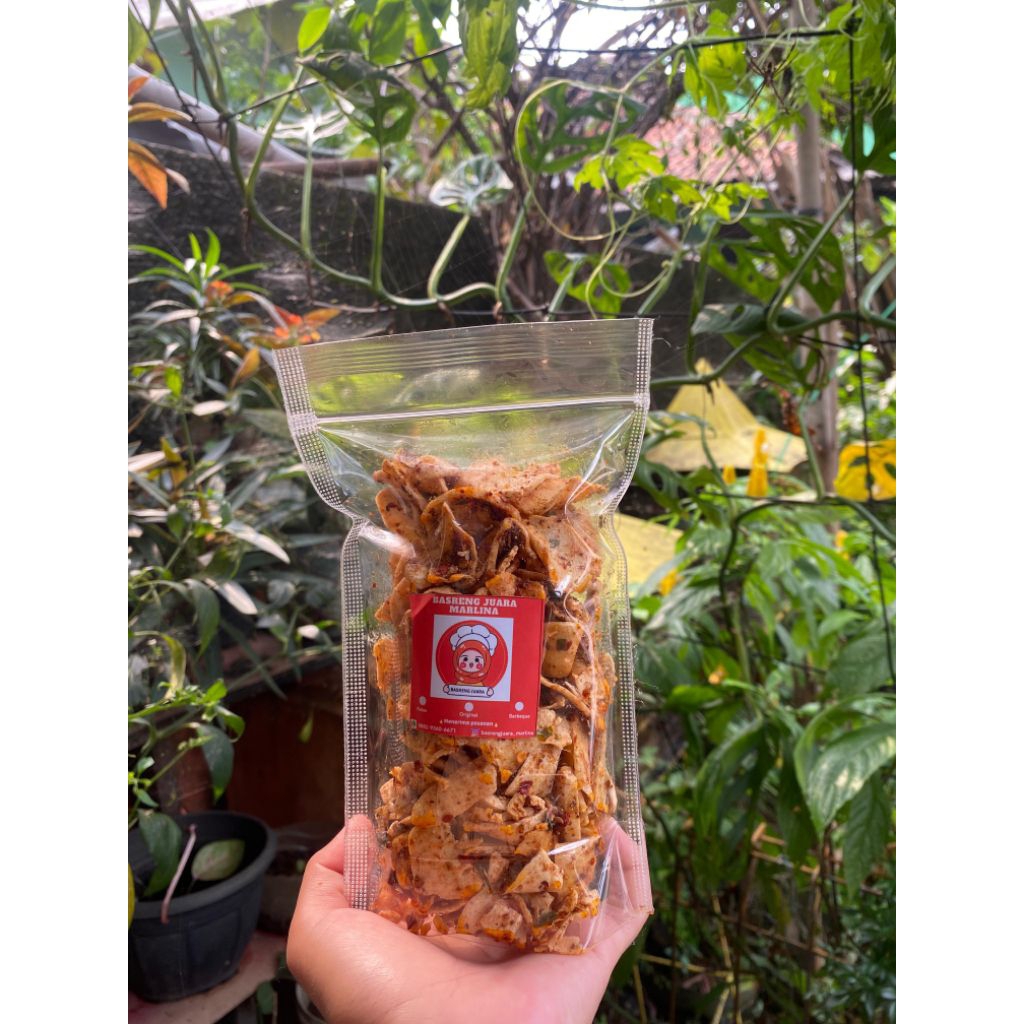 

Basreng pedas daun jeruk/original daun jeruk 250gram-1 kilogram.