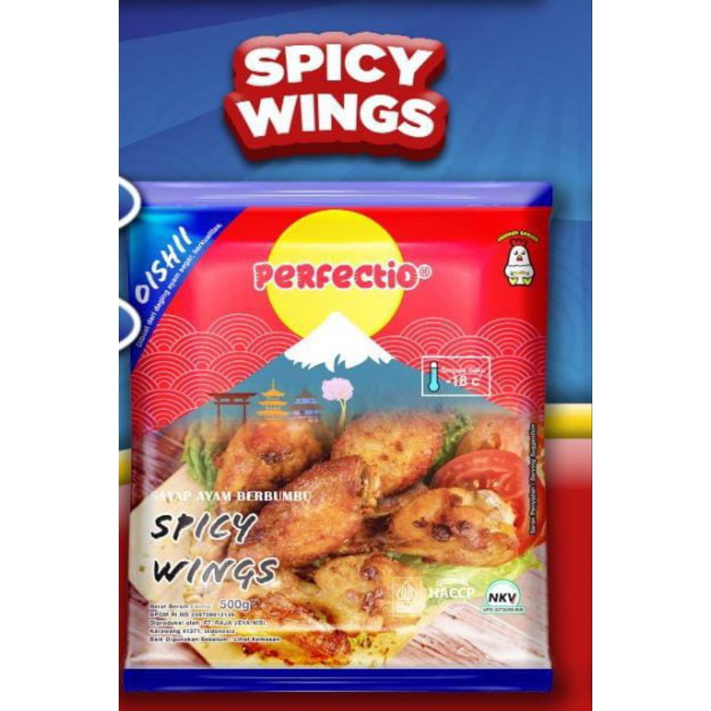 

PERFECTIO SPICY WING (Sayap ayam berbumbu)