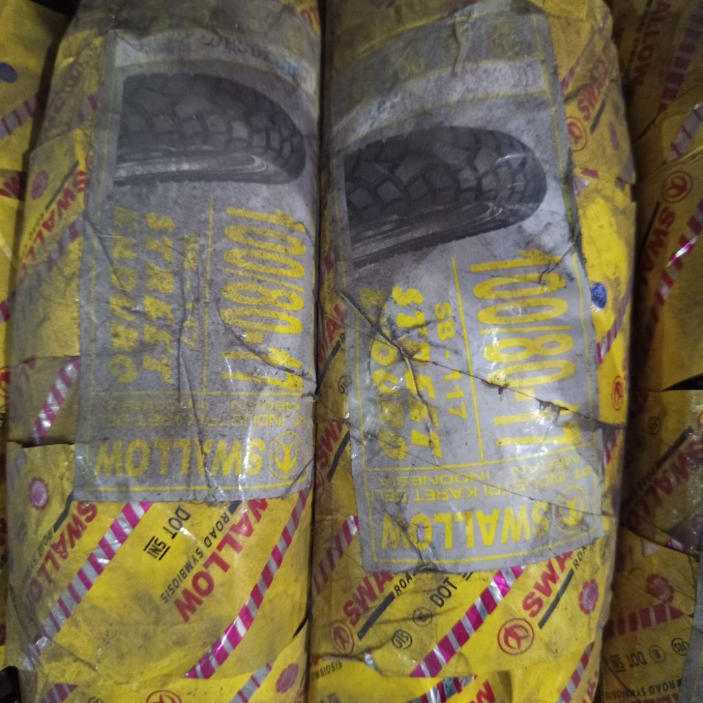 Ban Swallow SB117 Ring 17 Tubetype Street Enduro Motif Trail Harian
