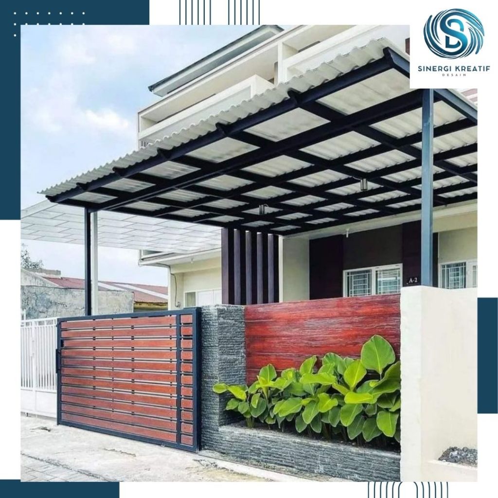 Kanopi uPVC Alderon Besi Hollow – Harga Per Meter Wilayah Jakarta custom ukuran