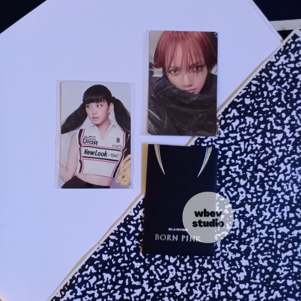READY Photocard BLACKPINK YG SELECT JISOO GREY, LISA SELCA