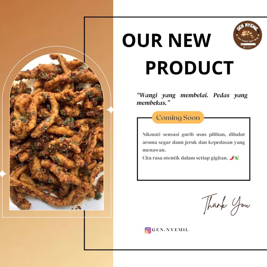 

Usus Goreng Daun Jeruk – GEN NYEMIL | Homemade Camilan Kriuk Gurih Tanpa Pengawet Pedas CABE ASLI