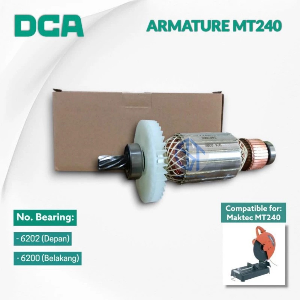 Armature rotor with bearings  Mesin Cut Off 14 inch Maktec MT240 Spull Dinamo Mesin CUT OFF 14 inch 