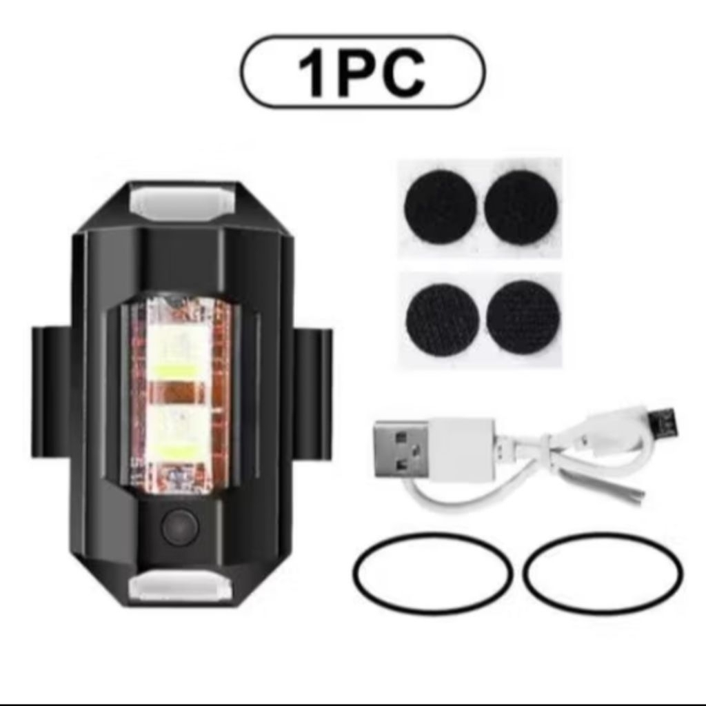 Lampu LED kedip pesawat RGB 7 warna untuk layangan mobil motor