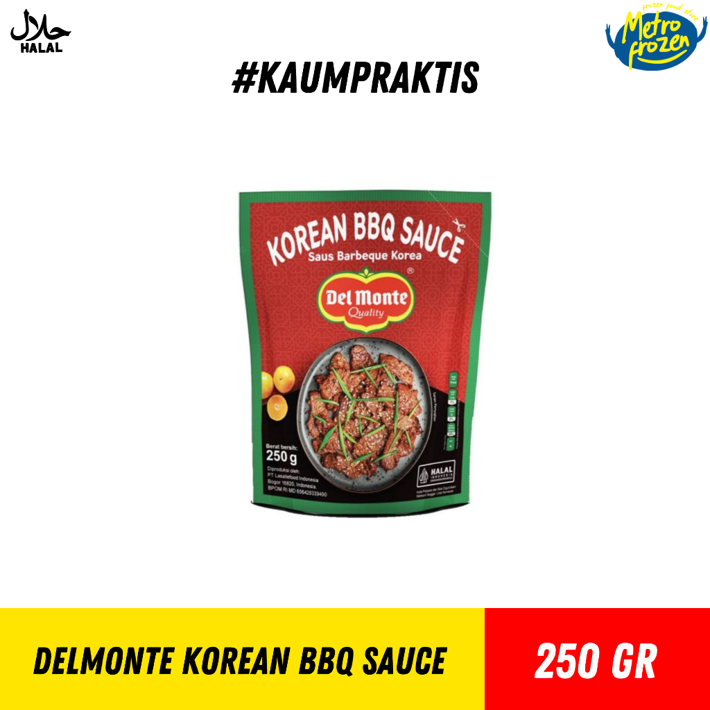 

DELMONTE Korean Bbq Sauce 250gr //saus berbeque korea