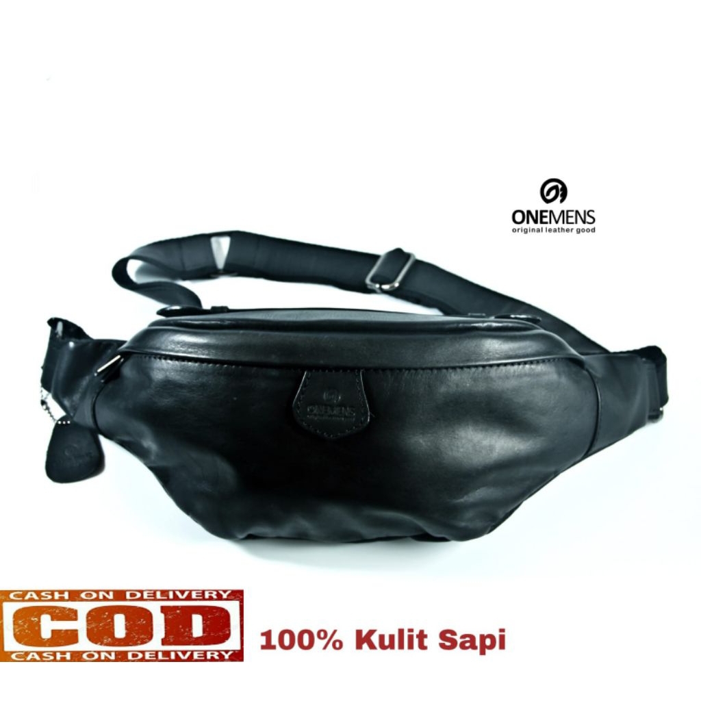 Waistbag Kulit Sapi Asli
