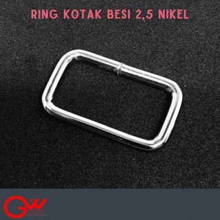 Ring Kotak Besi / Ring Kotak / RK 2,5 NIKEL - ECERAN
