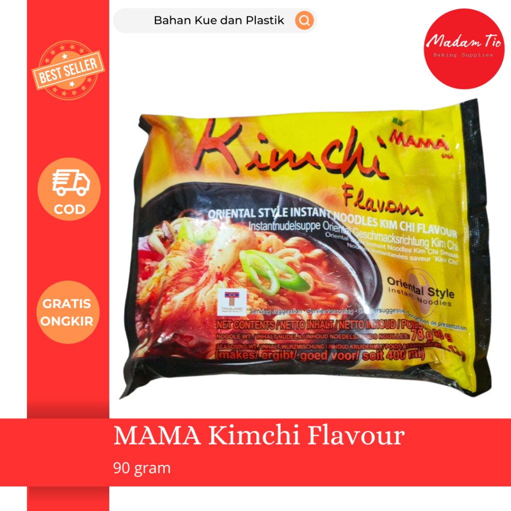 

Mie Instan MAMA Kimchi Flavour 90gram 1pcs
