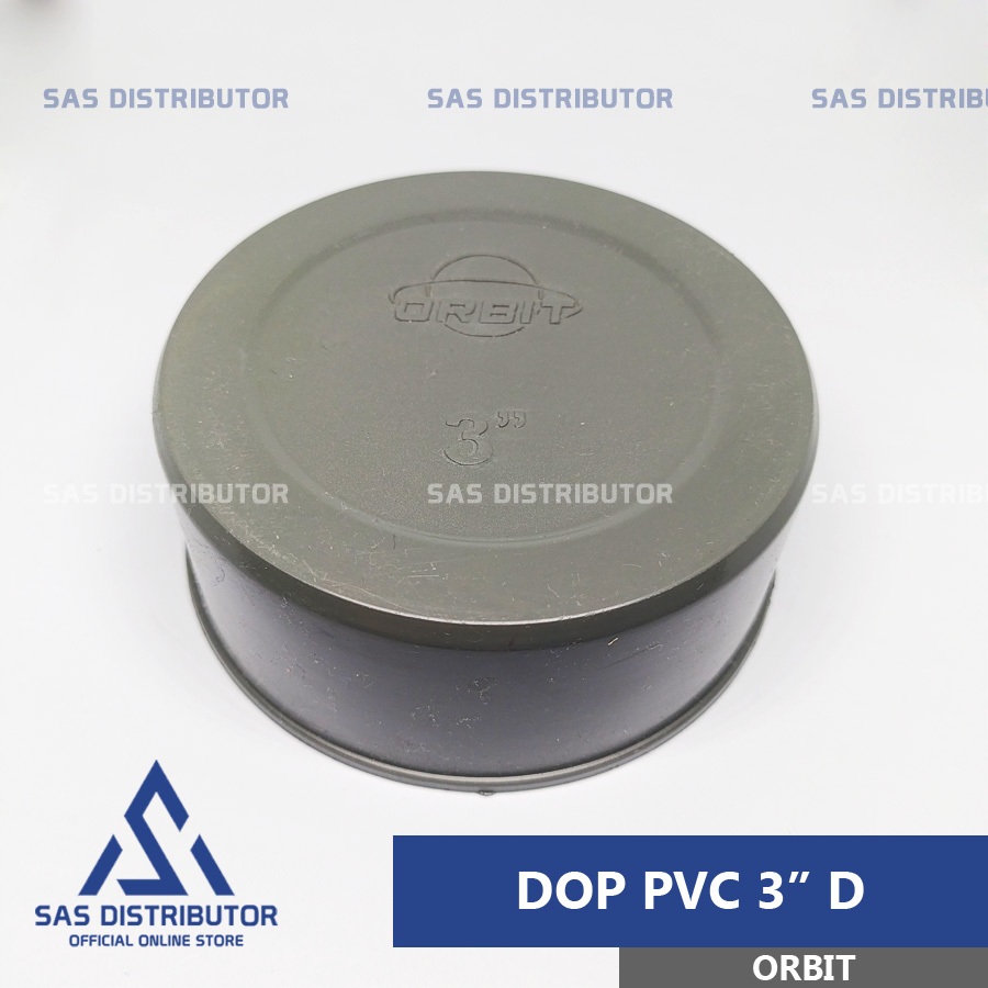 Dop 3" inch PVC Orbit | Cap 3" inch D| Tutup Pipa 3" PVC | Dop Polos 3 inch | Dop Pipa 3 inch D