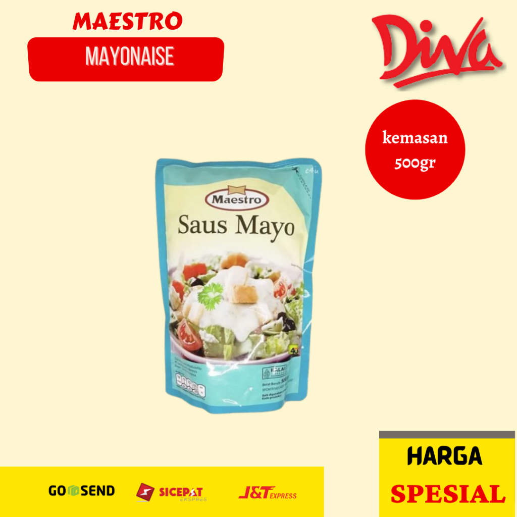 

[500gr] Maestro Mayonaise | Maestro Saus Mayo