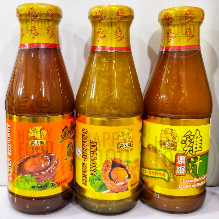 

[BPOM RI] KONIG ABALONE SCALLOP SAUCE/CHICKEN CONCENTRATED/KONSENTRAT AYAM/SAUS KERANG ABALON ABALONE/SAUS TUMIS SAYURAN