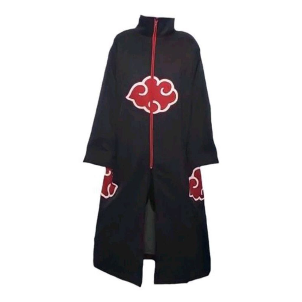 Jubah akatsuki Jaket akatsuki Jubah Anime Naruto Akatsuki