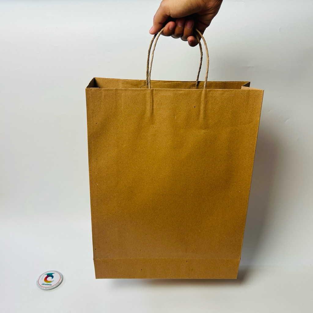 

Paper Bag Tas Kertas KRAFT KIKY 34x28x12 - 10pcs