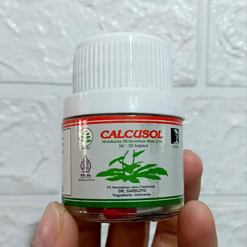 Calcusol 30 kapsul | Obat Batu Ginjal Membantu Meluruhkan Batu Urin