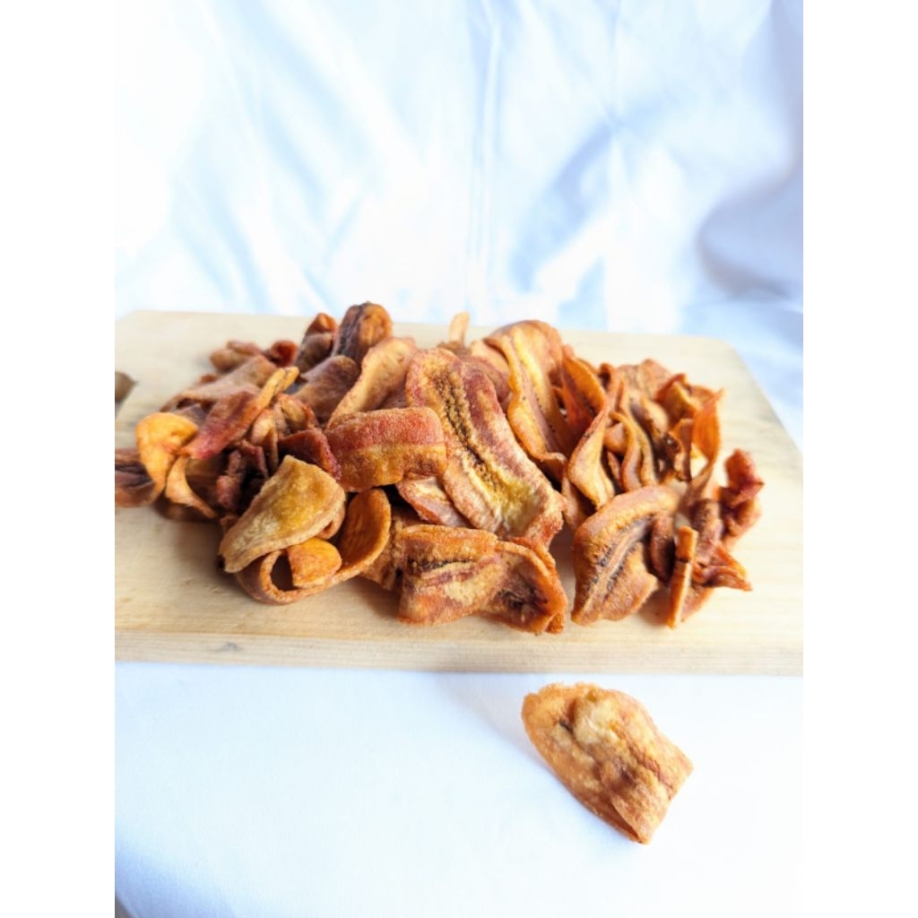 

Keripik Pisang Sale Coklat tanpa tepung kemasan 250gr