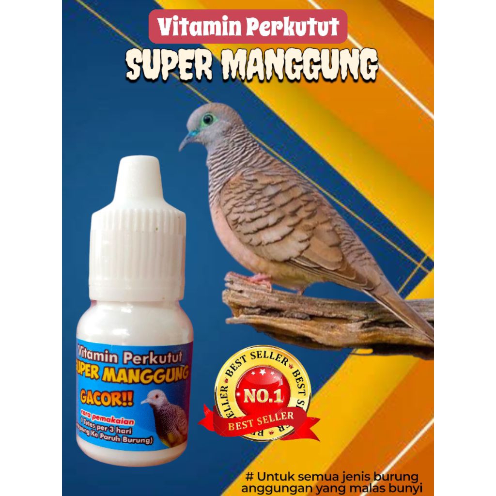 VITAMIN PERKUTUT SUPER MANGGUNG DOPING MULTIVITAMIN BURUNG PERKUTUT
