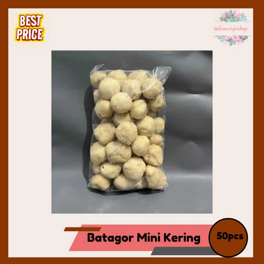 

Batagor mini 1bks isi 50pcs bisa langsung dimakan dan renyah
