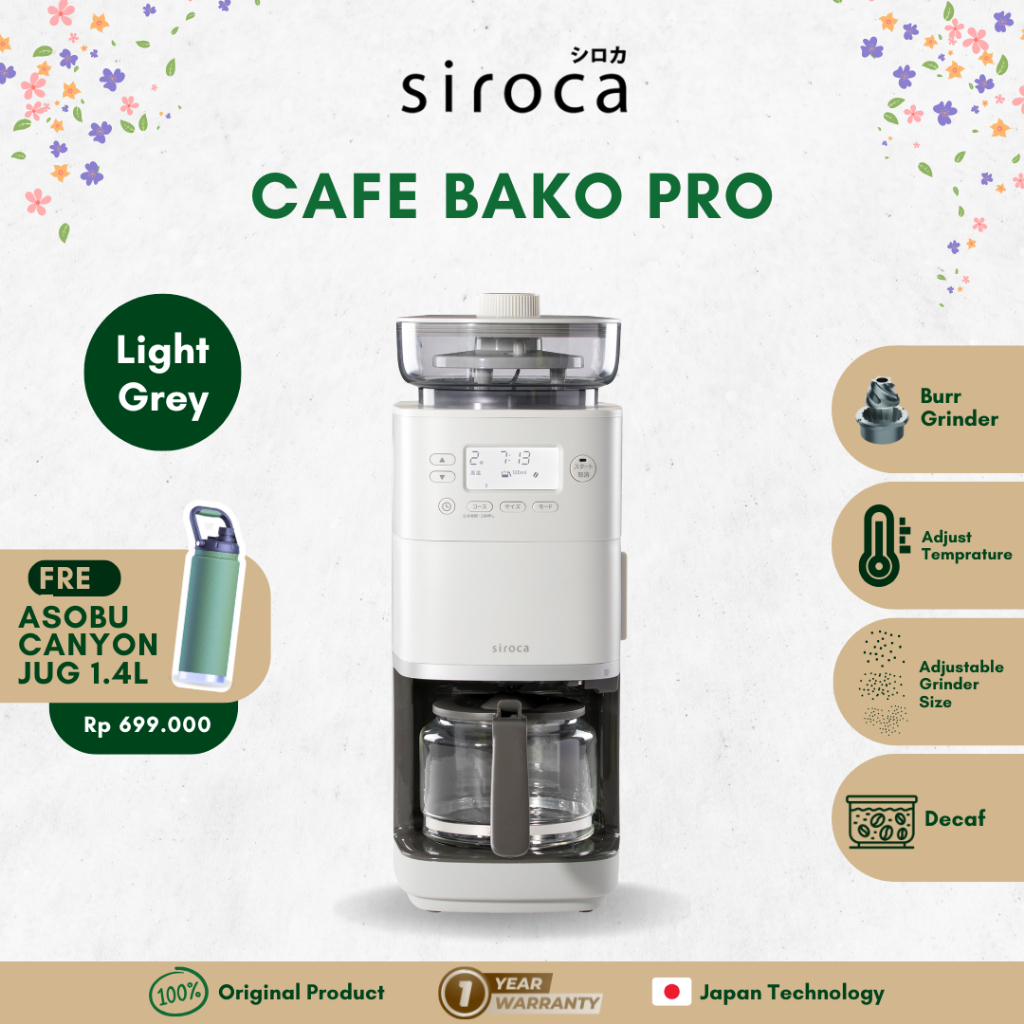 Siroca SC-C251 Cafe Bako Pro - Mesin Kopi Otomatis
