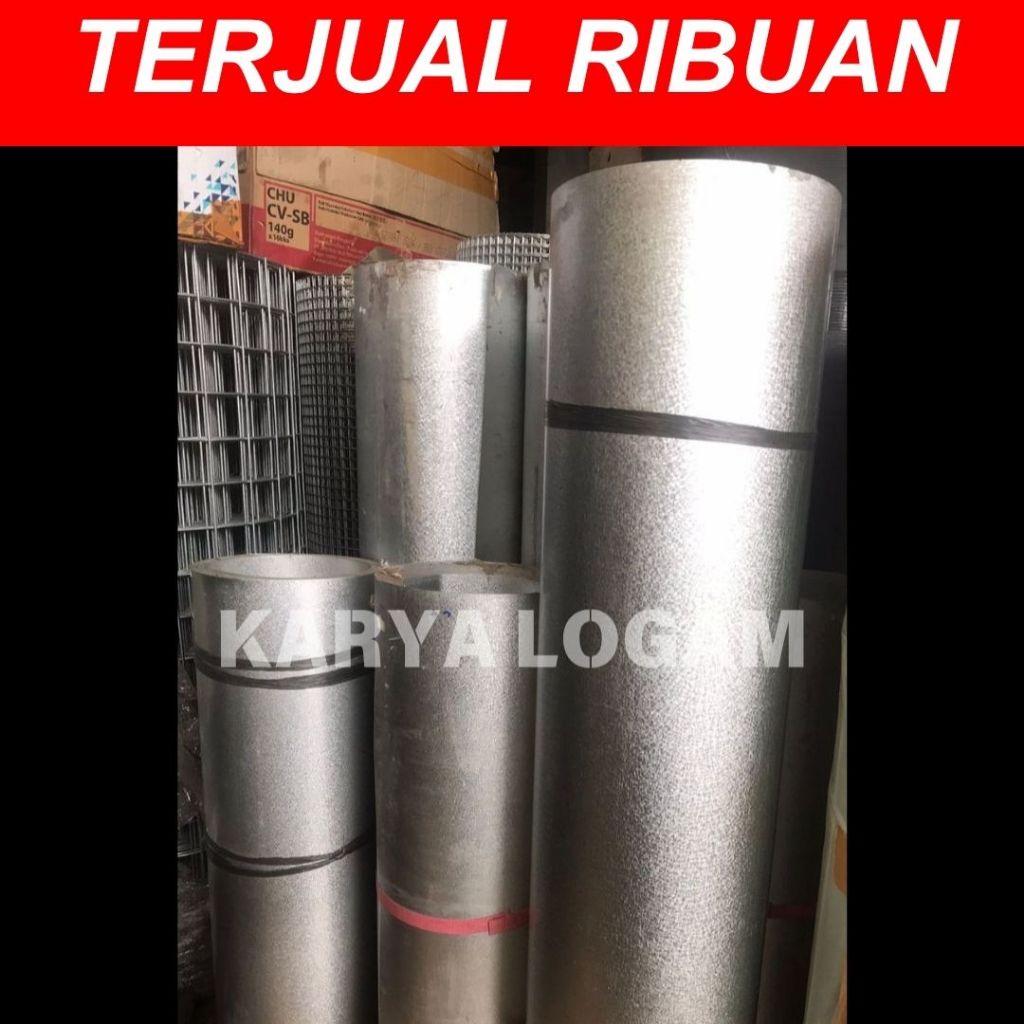 Seng Talang Galvalum / Talang Air 0.3mm x 90cm (per Mtr) / Talang Air