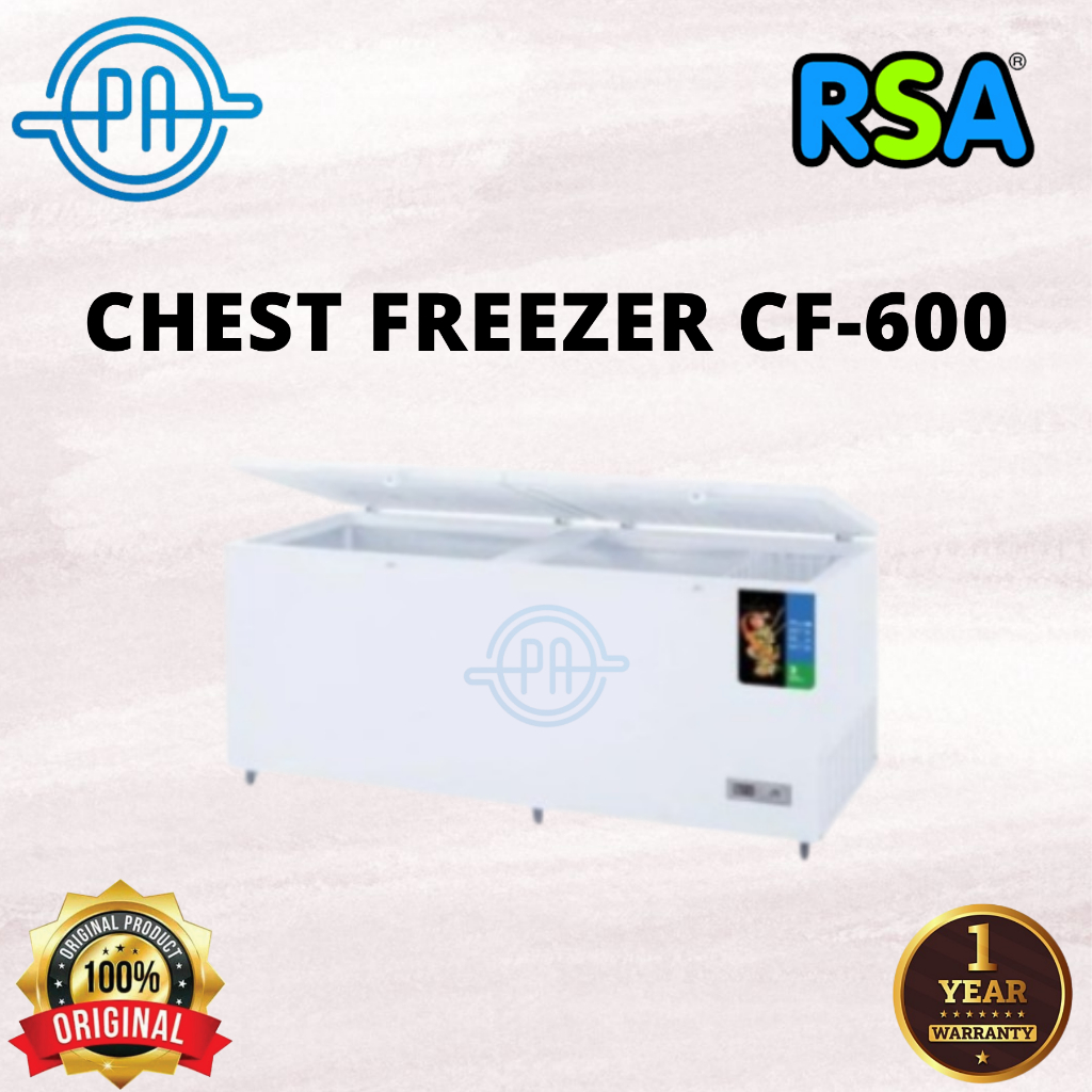 RSA CHEST FREEZER CF-600H FREEZER BOX CF 600 H / CF600 ORIGINAL RSA