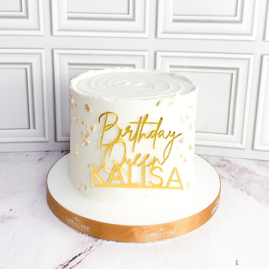 

Kue Ulang Tahun/Birthday Cake/Kue Ultah Tema Gold White/Kue Birthday Jakarta