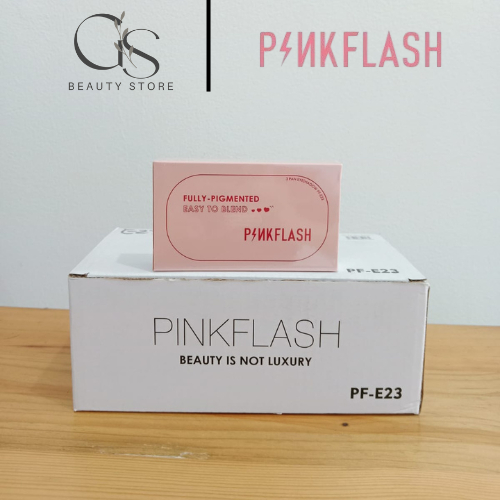

1 DUS ISI 12 PCS - Pinkflash Powder 3 Shades Eyeshadow Palette Glitter High Pigment Easy to Blend
