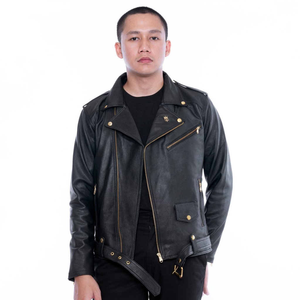 MATERNAL DISASTER MC 21 DOUBLEKERAH LEATHER DK KULIT MOTORCYCLE JACKET
