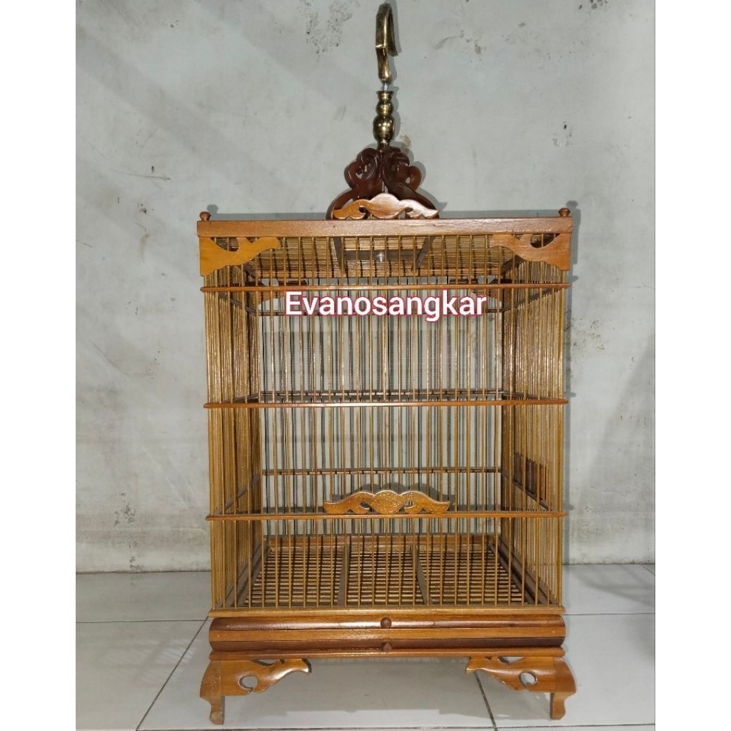 SANGKAR BURUNG PLECI,CIBLEK DLL MODEL CUNGKO KAYU JATI