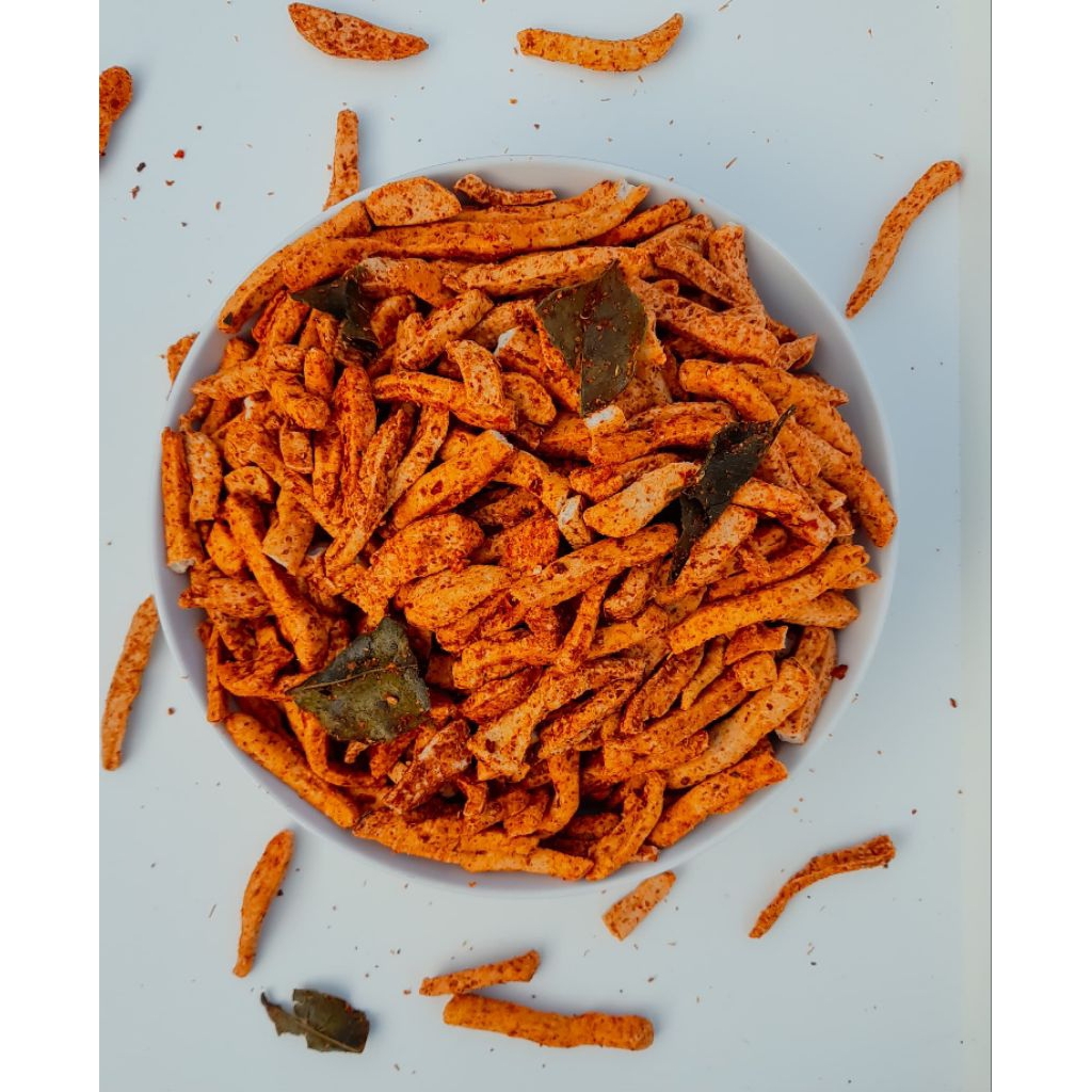 

Basreng Stik Pedas Daun Jeruk Kemasan 1kg