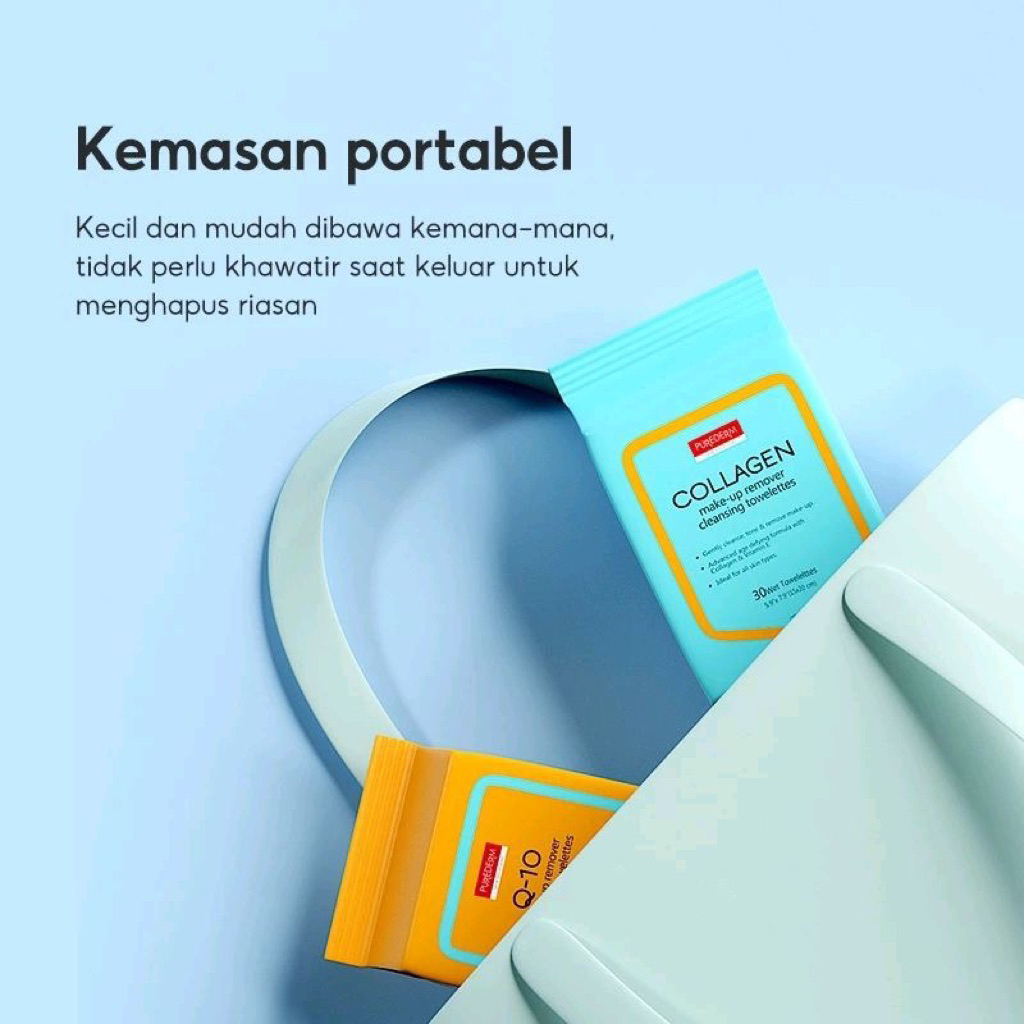 KKV - [BPOM] Purederm Make Up Remover Tissue Pembersih Makeup 30pcs