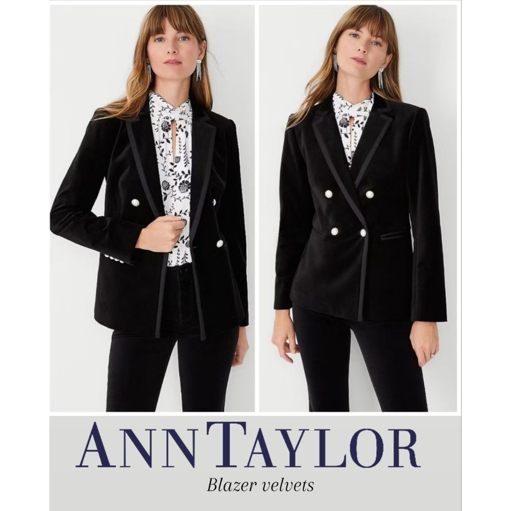Ann taylor velvet super blazer