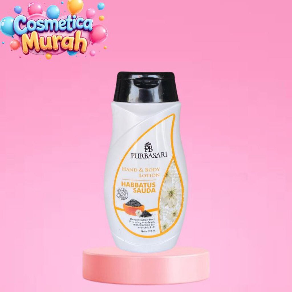 cc] PURBASARI hand & body lotion habbatusauda 100 ml mencerahkan dan nutrisi kulit